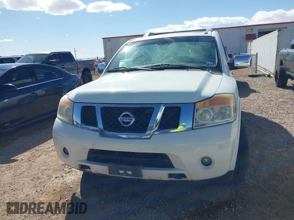 2011 Nissan Armada SV with VIN 5N1BA0ND8BN604883, listed as a IAAI auction lot 41765068 with 195,752 mi miles and . Bid and sale history available at DreamBid. Image 12.