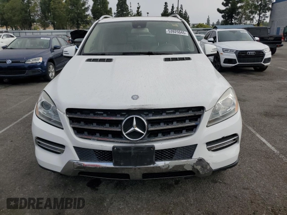 2014 Mercedes-Benz M 350 with VIN 4JGDA5HB5EA343367, listed as a Copart auction lot 53925045 with 154,996 mi miles and Clean title. Bid and sale history available at DreamBid. Image 5.