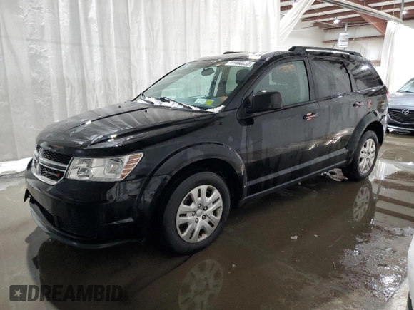 2018 Dodge Journey SE with VIN 3C4PDCAB9JT196075, listed as a Copart auction lot 44403355 with 125,151 mi miles and Salvage Title. Bid and sale history available at carsss.com. Image 1.