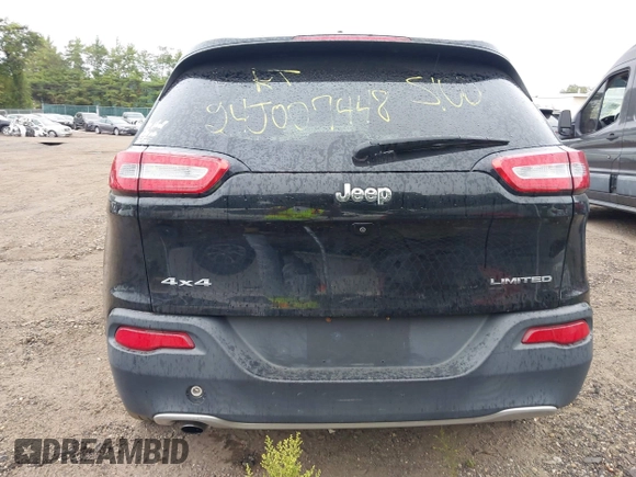 2017 Jeep Cherokee Limited with VIN 1C4PJMDB9HW519538, listed as a IAAI auction lot 40453846 with 113,785 mi miles. Bid and sale history available at carsss.com. Image 16.