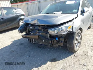 2022 Kia Rio S with VIN 3KPA24AD4NE458761, listed as a IAAI auction lot 41688272 with 25,532 mi miles. Bid and sale history available at carsss.com. Image 6.