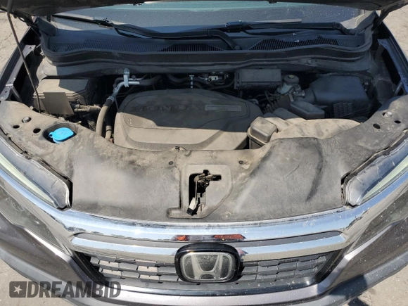 2019 Honda Ridgeline RTL-E with VIN 5FPYK3F73KB016675, listed as a Copart auction lot 55340905 with 69,571 mi miles and Salvage title. Bid and sale history available at DreamBid. Image 11.