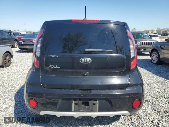 2018 Kia Soul + with VIN KNDJP3A52J7519328, listed as a Copart auction lot 48388245 with 186,425 mi miles and Salvage Title. Bid and sale history available at carsss.com. Image 6.