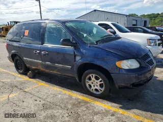 2006 Dodge Caravan SXT with VIN 1D4GP45R96B744981, listed as a Copart auction lot 61516314 with 0 mi miles and Salvage Title. Bid and sale history available at carsss.com. Image 4.