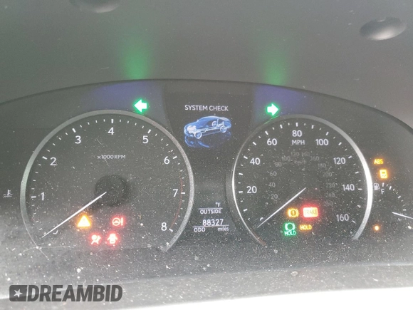 2015 Lexus LS 460 L with VIN JTHGL5EF4F5054959, listed as a Copart auction lot 71831414 with 88,327 mi miles and Salvage title. Bid and sale history available at DreamBid. Image 9.