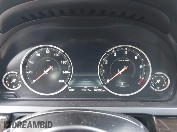 2015 BMW 7 Series 750i xDrive with VIN WBAYB6C56FG299238, listed as a IAAI auction lot 41441393 with 62,396 mi miles. Bid and sale history available at carsss.com. Image 7.