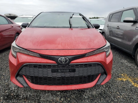 2021 Toyota Corolla Hatchback SE with VIN JTND4MBEXM3133614, listed as a Copart auction lot 74968894 with 0 mi miles and Non Repairable. Bid and sale history available at carsss.com. Image 5.