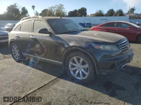 2006 Infiniti FX35 with VIN JNRAS08U96X100023, listed as a Copart auction lot 77657864 with 229,372 mi miles and Clean Title. Bid and sale history available at carsss.com. Image 4.