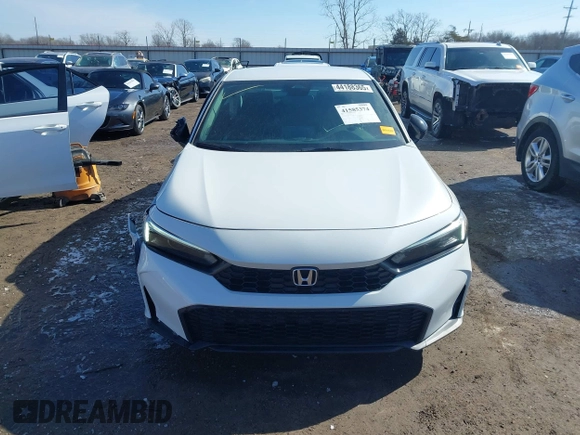 2025 Honda Civic Sport with VIN 2HGFE2F50SH514604, listed as a IAAI auction lot 41585374 with 2,064 mi miles and . Bid and sale history available at DreamBid. Image 13.