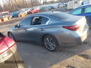2018 Infiniti Q50 3.0t Luxe with VIN JN1EV7AR4JM432777, listed as a IAAI auction lot 41445123 with 98,621 mi miles. Bid and sale history available at carsss.com. Image 13.