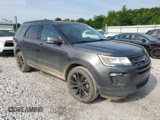 2018 Ford Explorer XLT with VIN 1FM5K8D86JGB15463, listed as a Copart auction lot 59992605 with 87,491 mi miles and Salvage title. Bid and sale history available at DreamBid. Image 4.