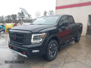 2024 Nissan Titan Pro-4X with VIN 1N6AA1ED6RN118344, listed as a IAAI auction lot 41546438 with 10,163 mi miles and . Bid and sale history available at DreamBid. Image 17.