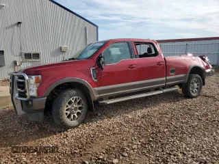 2022 Ford Super Duty F-250 SRW XL with VIN 1FT7W2BN5NEG41141, listed as a Copart auction lot 52108745 with 52,619 mi miles and Salvage Title. Bid and sale history available at carsss.com. Image 1.