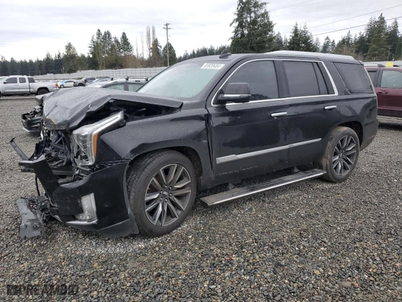 2017 Cadillac Escalade Platinum with VIN 1GYS4DKJ8HR191808, listed as a Copart auction lot 83920484 with 142,706 mi miles and Salvage Title. Bid and sale history available at carsss.com. Image 1.