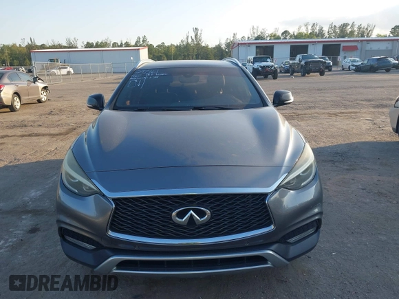 2017 Infiniti QX30 Luxury with VIN SJKCH5CR3HA020551, listed as a IAAI auction lot 41501816 with 78,511 mi miles. Bid and sale history available at carsss.com. Image 12.