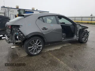 2020 Mazda Mazda3 Hatchback with VIN JM1BPALM6L1159659, listed as a Copart auction lot 45170845 with 57,391 mi miles and Salvage Title. Bid and sale history available at carsss.com. Image 3.