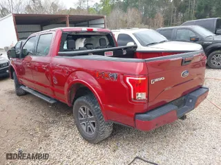 2015 Ford F-150 XLT w/HD Payload Pkg with VIN 1FTFW1EF2FFB68885, listed as a IAAI auction lot 41411899 with 152,039 mi miles. Bid and sale history available at carsss.com. Image 3.