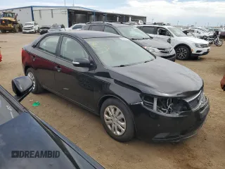 2010 Kia Forte EX with VIN KNAFU4A21A5244232, listed as a Copart auction lot 66602574 with 117,296 mi miles and Salvage Title. Bid and sale history available at carsss.com. Image 4.