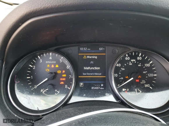 2019 Nissan Rogue SL with VIN 5N1AT2MT1KC821634, listed as a Copart auction lot 48713605 with 85,487 mi miles and Salvage Title. Bid and sale history available at carsss.com. Image 9.