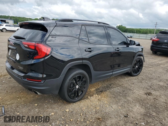 2020 GMC Terrain SLT with VIN 3GKALPEXXLL122211, listed as a Copart auction lot 56239495 with 96,618 mi miles and Salvage title. Bid and sale history available at DreamBid. Image 3.