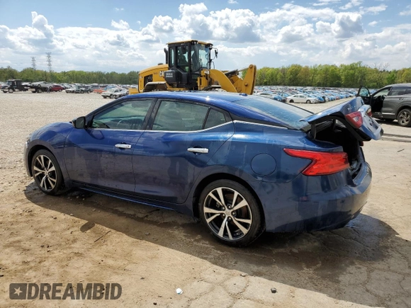 2018 Nissan Maxima SL with VIN 1N4AA6AP9JC390084, listed as a Copart auction lot 52313525 with 119,291 mi miles and Salvage title. Bid and sale history available at DreamBid. Image 2.