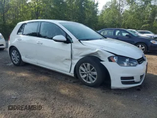 2016 Volkswagen Golf TSI S with VIN 3VW217AUXGM056757, listed as a Copart auction lot 64383645 with 137,344 mi miles and Clean title. Bid and sale history available at DreamBid. Image 4.