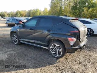 2025 Hyundai Kona Limited with VIN KM8HECA34SU190553, listed as a Copart auction lot 74576514 with 3,365 mi miles and Salvage Title. Bid and sale history available at DreamBid. Image 2.