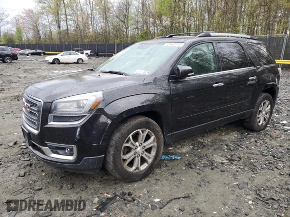 2015 GMC Acadia SLT with VIN 1GKKVRKD3FJ200957, listed as a Copart auction lot 52940115 with 151,040 mi miles and Salvage Title. Bid and sale history available at carsss.com. Image 1.
