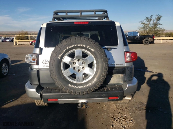 2007 Toyota FJ Cruiser with VIN JTEBU11F170050417, listed as a Copart auction lot 78617574 with 206,329 mi miles and Salvage Title. Bid and sale history available at carsss.com. Image 6.