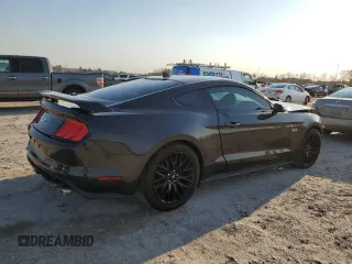 2023 Ford Mustang GT with VIN 1FA6P8CF8P5302384, listed as a Copart auction lot 45262815 with 0 mi miles and Salvage Title. Bid and sale history available at carsss.com. Image 3.