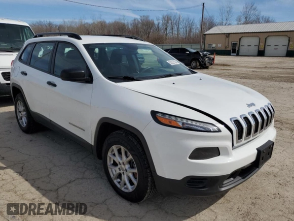 2015 Jeep Cherokee Sport with VIN 1C4PJMAB3FW647906, listed as a Copart auction lot 50227535 with 110,097 mi miles and Salvage Title. Bid and sale history available at carsss.com. Image 4.