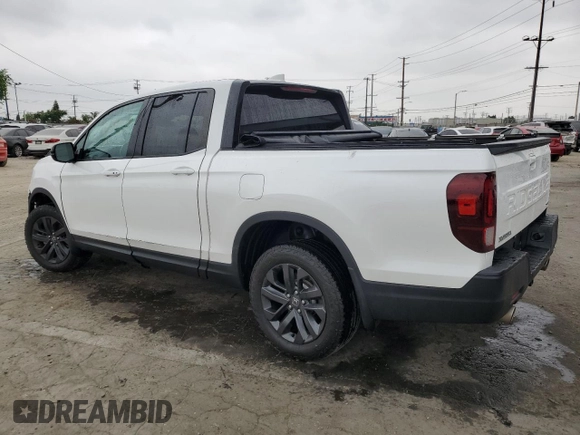 2024 Honda Ridgeline Sport с VIN 5FPYK3F1XRB008840, выставлен на аукционе Copart как лот 58843185 с пробегом 23 266 миль миль и Списание • Salvage title. История ставок и продаж доступна на DreamBid. Изображение 2.