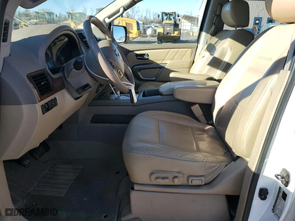 2015 Nissan Armada Platinum with VIN 5N1AA0NC9FN614086, listed as a Copart auction lot 79533674 with NaN miles and Salvage Title. Bid and sale history available at carsss.com. Image 7.