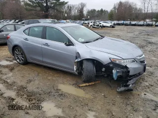 2015 Acura TLX V6 Tech with VIN 19UUB2F55FA015642, listed as a Copart auction lot 51804335 with 55,342 mi miles and Clean Title. Bid and sale history available at carsss.com. Image 4.