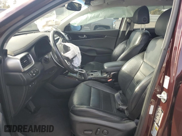 2019 Kia Sorento EX Sport V6 with VIN 5XYPH4A52KG469628, listed as a Copart auction lot 41466235 with 80,848 mi miles and Salvage Title. Bid and sale history available at carsss.com. Image 7.