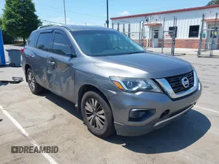2018 Nissan Pathfinder S with VIN 5N1DR2MM6JC620315, listed as a IAAI auction lot 42225525 with 102,413 mi miles and . Bid and sale history available at DreamBid. Image 1.