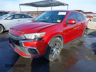2018 Mitsubishi Outlander Sport ES 2.0 with VIN JA4AP3AU9JU026023, listed as a IAAI auction lot 40792379 with 147,749 mi miles. Bid and sale history available at carsss.com. Image 2.
