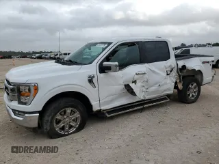 2023 Ford F-150 XL with VIN 1FTEW1EP9PKF30448, listed as a Copart auction lot 51097175 with 35,624 mi miles and Salvage Title. Bid and sale history available at carsss.com. Image 1.