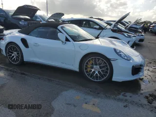 2016 Porsche 911 Turbo S with VIN WP0CD2A9XGS178233, listed as a Copart auction lot 75118664 with 41,481 mi miles and Salvage Title. Bid and sale history available at DreamBid. Image 4.
