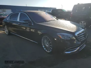 2018 Mercedes-Benz S 560 Maybach with VIN WDDUX8GB1JA363413, listed as a Copart auction lot 80050514 with 118,315 mi miles and Clean Title. Bid and sale history available at DreamBid. Image 4.