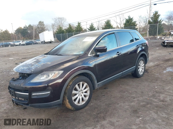 2009 Mazda CX-9 Grand Touring with VIN JM3TB38V990180169, listed as a IAAI auction lot 41249789 with 1 mi miles. Bid and sale history available at carsss.com. Image 2.