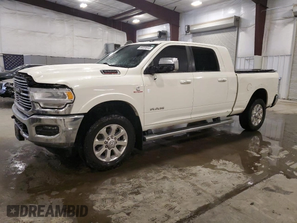 2019 Ram 3500 Laramie with VIN 3C63R3ML1KG558096, listed as a Copart auction lot 86859644 with 143,163 mi miles and Salvage Title. Bid and sale history available at carsss.com. Image 1.