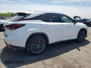 2020 Lexus RX 350 F Sport Performance with VIN 2T2YZMDA5LC257258, listed as a Copart auction lot 56735485 with 76,576 mi miles and Salvage title. Bid and sale history available at DreamBid. Image 3.