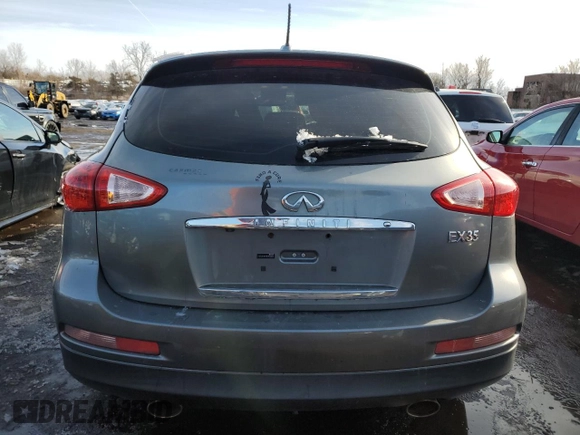 2012 Infiniti EX Journey with VIN JN1AJ0HR4CM450965, listed as a Copart auction lot 45657055 with 119,542 mi miles and Salvage title. Bid and sale history available at DreamBid. Image 6.