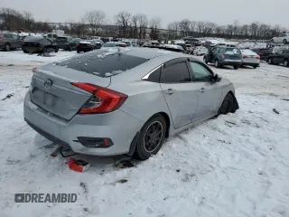 2017 Honda Civic Sedan EX-L with VIN 19XFC1F71HE015752, listed as a Copart auction lot 82538963 with 0 mi miles and Non Repairable. Bid and sale history available at carsss.com. Image 3.