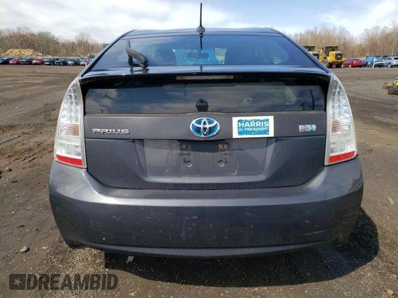 2010 Toyota Prius II with VIN JTDKN3DUXA1061988, listed as a Copart auction lot 53116455 with 184,372 mi miles and Salvage Title. Bid and sale history available at carsss.com. Image 6.