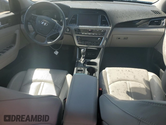 2017 Hyundai Sonata Sport with VIN 5NPE34AFXHH458456, listed as a Copart auction lot 48915075 with 62,512 mi miles and Salvage Title. Bid and sale history available at DreamBid. Image 8.