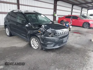 2020 Jeep Cherokee Latitude with VIN 1C4PJLCB1LD535765, listed as a IAAI auction lot 41580618 with 56,040 mi miles and . Bid and sale history available at DreamBid. Image 1.