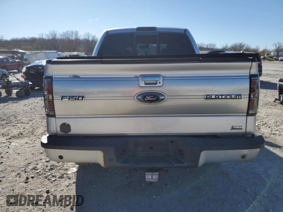 2010 Ford F-150 XL with VIN 1FTFW1EV0AFA28673, listed as a Copart auction lot 81531064 with 167,308 mi miles and Salvage Title. Bid and sale history available at carsss.com. Image 6.