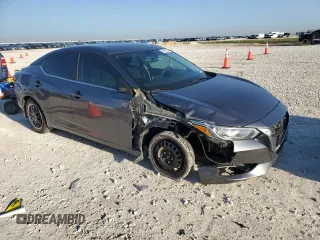 2021 Nissan Sentra S with VIN 3N1AB8BV4MY252676, listed as a Copart auction lot 51957735 with 91,864 mi miles and Salvage Title. Bid and sale history available at DreamBid. Image 4.